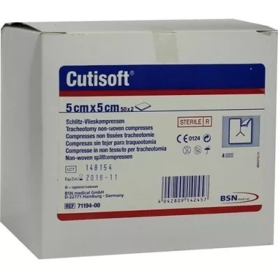CUTISOFT Kompresy z włókniny szczelinowej, 50X2 szt