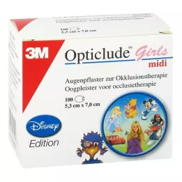 OPTICLUDE 3M Disney girls midi 2538MDPG-100, 100 szt