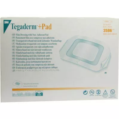 TEGADERM 3M Plus Pad 9x10 cm Ready Made 3586, 25 szt TEGADERM 3M Plus Pad 9x10 cm Ready Made 3586, 25 szt