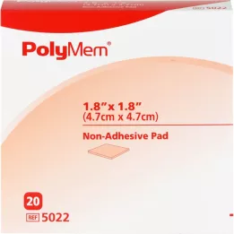 POLYMEM Wound Pad n.adhesive 5x5 cm, 20 szt