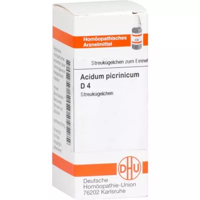 DHU Acidum picrinicum D 4 globulki, 10 g DHU Acidum picrinicum D 4 globulki, 10 g