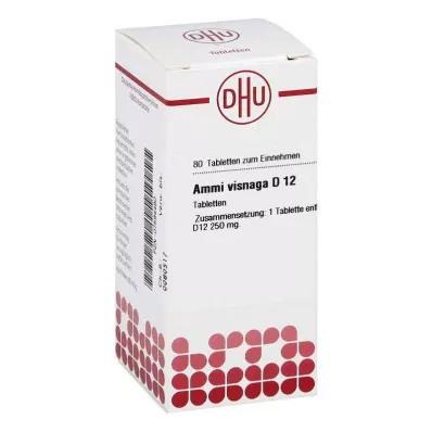 Tabletki Ammi Visnaga D12 (80 sztuk) Tabletki Ammi Visnaga D12 (80 sztuk)