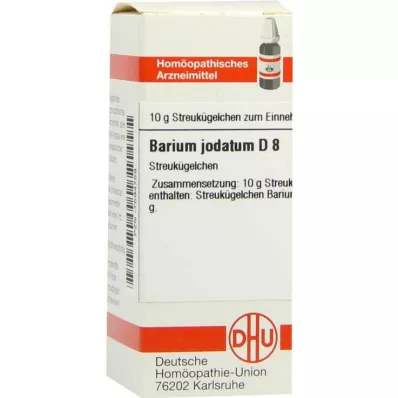 BARIUM JODATUM D 8 kulek, 10 g BARIUM JODATUM D 8 kulek, 10 g