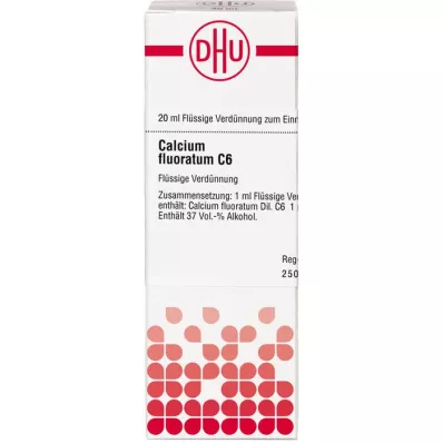 CALCIUM FLUORATUM C 6 Rozcieńczenie, 20 ml