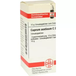 CUPRUM ACETICUM C 200 globulek, 10 g