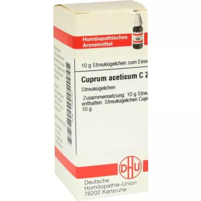 CUPRUM ACETICUM C 200 globulek, 10 g CUPRUM ACETICUM C 200 globulek, 10 g