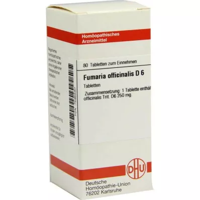 DHU Biuro Fumaria.D 6 tabletek, 80 szt