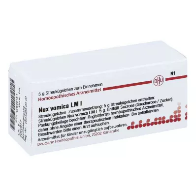 NUX VOMICA LM I globulki, 5 g NUX VOMICA LM I globulki, 5 g