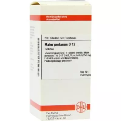Tabletki Mater Perlarum D12 (200 sztuk)
