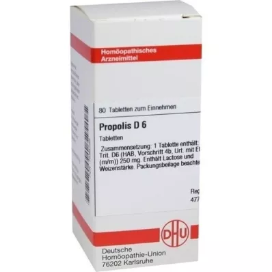 PROPOLIS D 6 tabletek, 80 szt