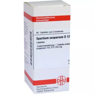 DHU Spartium Scoparium D 12 tabletek, 80 szt DHU Spartium Scoparium D 12 tabletek, 80 szt