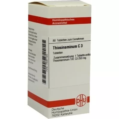 THIOSINAMINUM C 3 tabletki, 80 szt