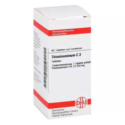 THIOSINAMINUM C 3 tabletki, 80 szt