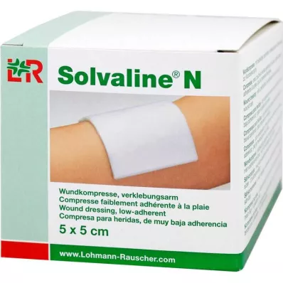 Solvaline N sterylne kompresy 5x5 cm, 25 szt Solvaline N sterylne kompresy 5x5 cm, 25 szt