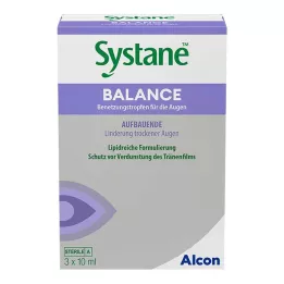 SYSTANE BALANCE Krople nawilżające do oczu, 3X10 ml