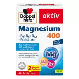 DOPPELHERZ Tabletki magnezu 400 mg, 60 szt