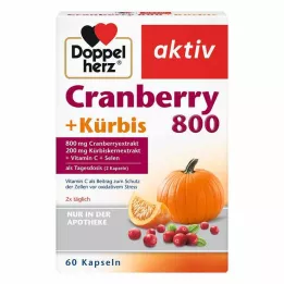 DOPPELHERZ Kapsułki Żurawina+Dynia, 60 kapsułek