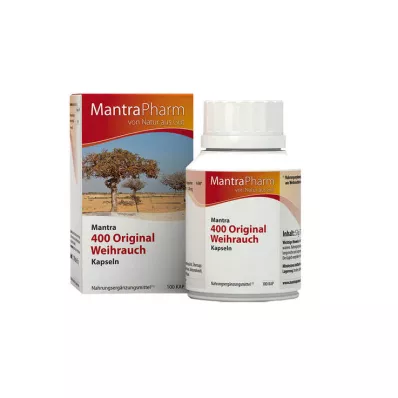 MANTRA 400 oryginalnych kapsułek Frankincense, 100 kapsułek