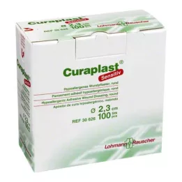 CURAPLAST Paski wrażliwe okrągłe 23 mm, 100 szt