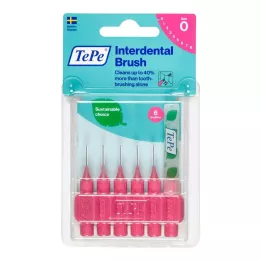 TEPE Szczoteczka międzyzębowa Original 0,4 mm ISO 0 różowa, 6 szt
