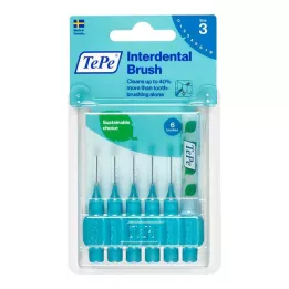 TEPE Szczoteczka międzyzębowa Original 0,6 mm ISO 3 niebieskie, 6 szt