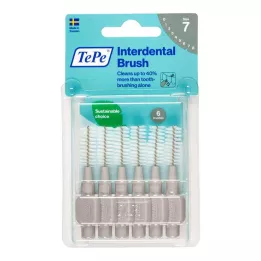 TEPE Szczoteczka międzyzębowa Original 1,3 mm ISO 7 szarych, 6 szt