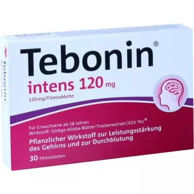 TEBONIN intensywne tabletki powlekane 120 mg, 30 szt