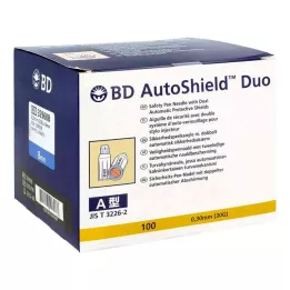 BD AUTOSHIELD Igły do długopisów Duo 8 mm, 100 szt