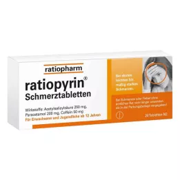 RATIOPYRIN Tabletki przeciwbólowe, 20 szt