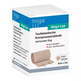HÖGA-LAN Bandaż krótkorozciągliwy 8 cm x 5 m, 1 szt