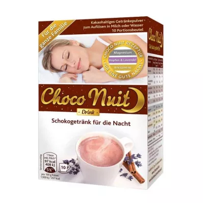 Choco Nuit Napój czekoladowy na dobranoc w proszku, 10 szt