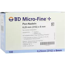 BD Micro-Fine + 8 igieł 0,25x8 mm, 100 szt
