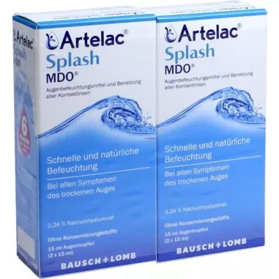 ARTELAC Splash MDO Krople do oczu, 2X15 ml