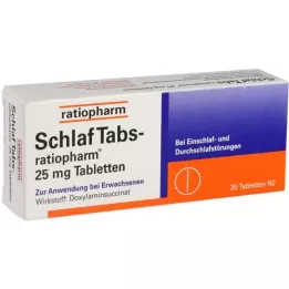 SCHLAF TABS-ratiopharm 25 mg tabletki, 20 szt