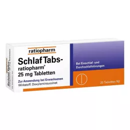 SCHLAF TABS-ratiopharm 25 mg tabletki, 20 szt