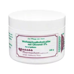 WOLLWACHSALKOHOLSALBE m.oliwa z oliwek 5%, 100 g