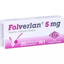 FOLVERLAN Tabletki 5 mg, 20 szt