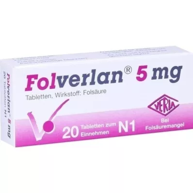 FOLVERLAN Tabletki 5 mg, 20 szt