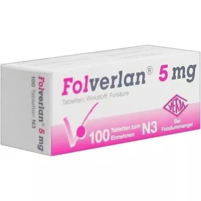 FOLVERLAN Tabletki 5 mg, 100 szt