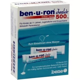 BEN-U-RON direct 500 mg granulki truskawka/wanilia, 10 szt