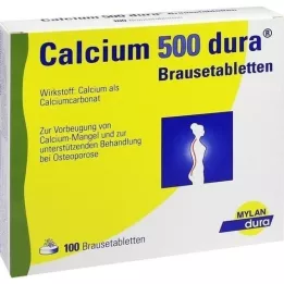 CALCIUM 500 tabletek musujących dura, 100 szt
