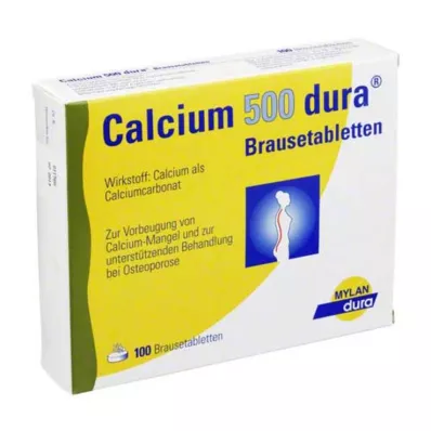 Calcium 500 twarde tabletki musujące, 100 szt