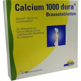 CALCIUM 1000 tabletek musujących dura, 100 szt