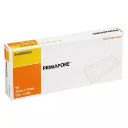 PRIMAPORE Jałowy opatrunek na ranę 10x25 cm, 20 szt