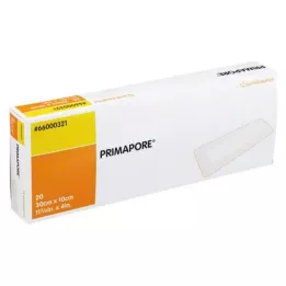 PRIMAPORE Jałowy opatrunek na ranę 10x30 cm, 20 szt