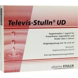 TELEVIS Stulln UD Krople do oczu, 10X0,6 ml