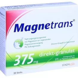 MAGNETRANS granulki bezpośrednie 375 mg, 20 szt