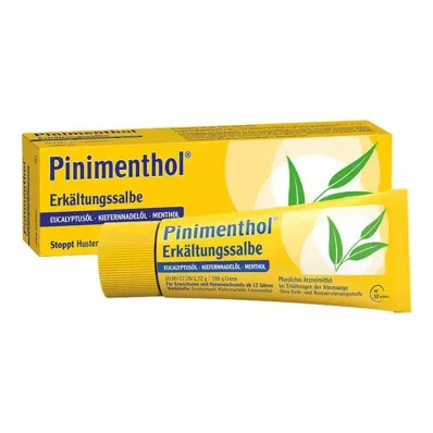 Pinimenthol® maść na przeziębienie olejek eukaliptusowy olejek z igieł sosnowych mentol, 50 g Pinimenthol® maść na przeziębienie olejek eukaliptusowy olejek z igieł sosnowych mentol, 50 g