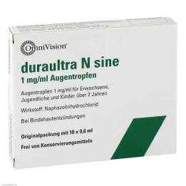 DURAULTRA Krople do oczu N sine, 10 x 0,6 ml