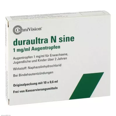 DURAULTRA Krople do oczu N sine, 10 x 0,6 ml DURAULTRA Krople do oczu N sine, 10 x 0,6 ml